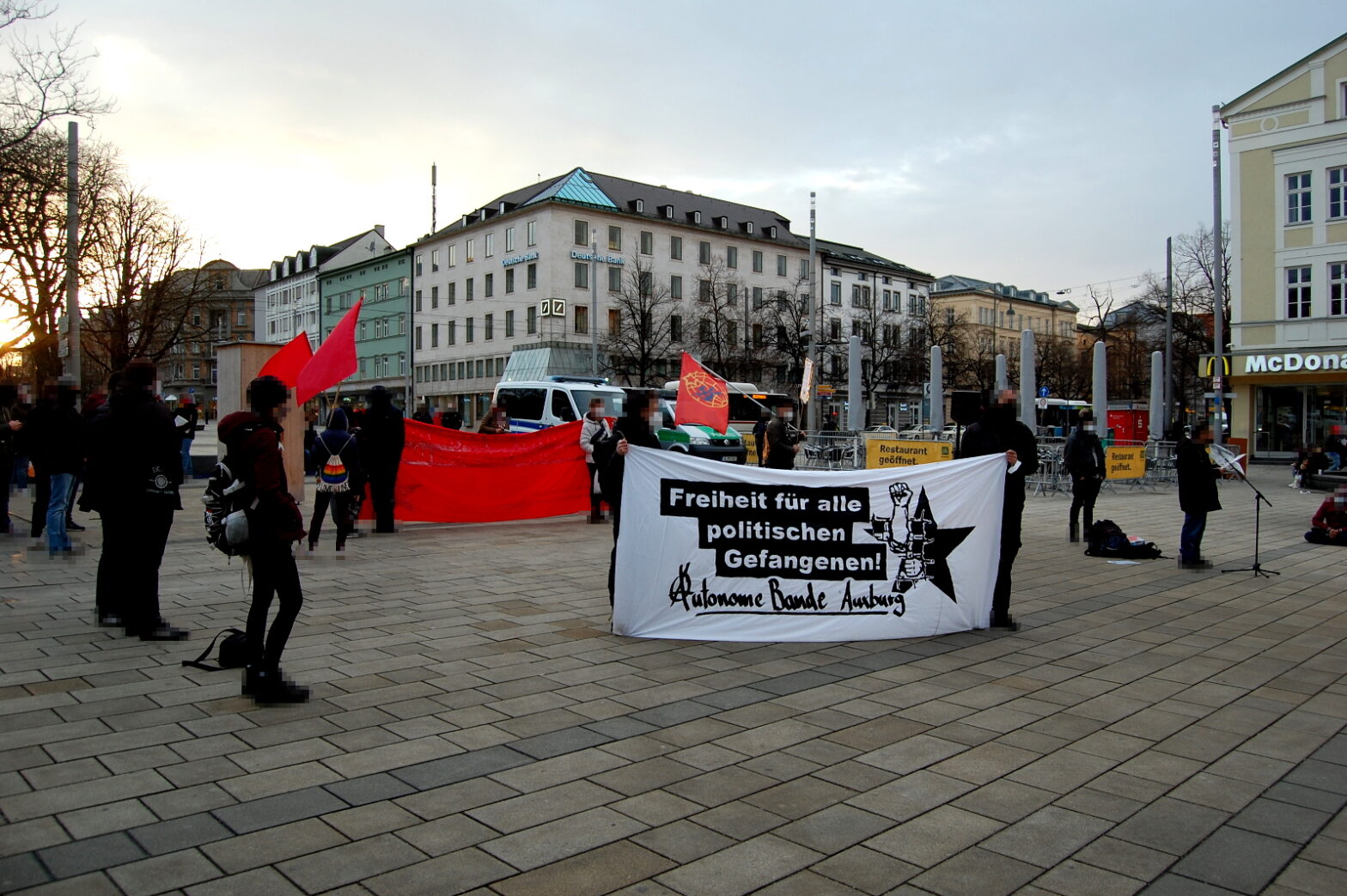 Nachbericht zur Knastdemo an Silvester in Gablingen anlässlich des internationalen „Tag der politischen Gefangenen“